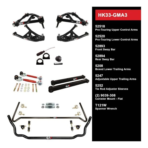 Deals ???? QA1 HANDLING KIT 2.0 - LEVEL 3 - GM A-BODY; 73-77 GM A-BODY - W/O SHOCKS HK33-GMA3 ???? 1 Deals ???? QA1 HANDLING KIT 2.0 - LEVEL 3 - GM A-BODY; 73-77 GM A-BODY - W/O SHOCKS HK33-GMA3 ????