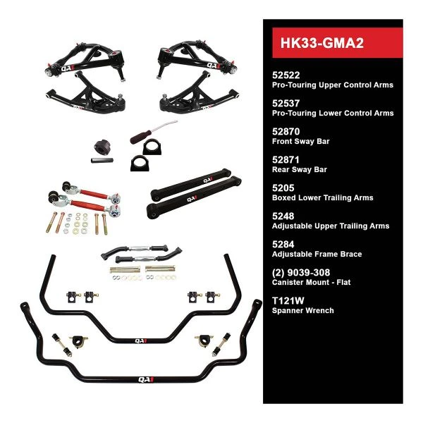 Outlet ???? QA1 HANDLING KIT 2.0 - LEVEL 3 - GM A-BODY; 68-72 GM A-BODY - W/0 SHOCKS HK33-GMA2 ???? 1 Outlet ???? QA1 HANDLING KIT 2.0 - LEVEL 3 - GM A-BODY; 68-72 GM A-BODY - W/0 SHOCKS HK33-GMA2 ????