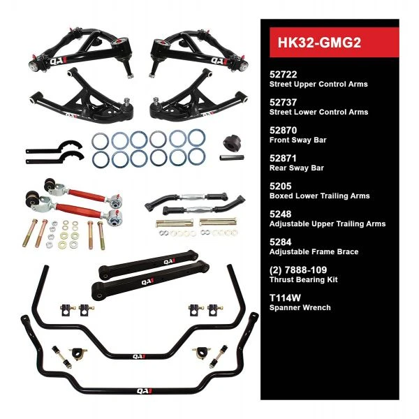 Top 10 ???? QA1 HANDLING KIT 2.0 - LEVEL 2 - G-PRIX - MONTE; GM - 69-72 G-BODY - W/0 SHOCKS HK32-GMG2 ???? 1 Top 10 ???? QA1 HANDLING KIT 2.0 - LEVEL 2 - G-PRIX - MONTE; GM - 69-72 G-BODY - W/0 SHOCKS HK32-GMG2 ????
