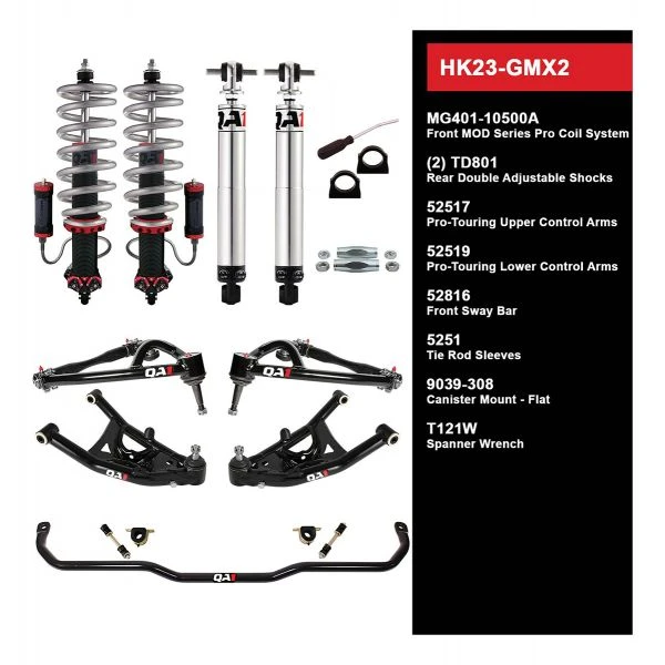 Brand new ???? QA1 HANDLING KIT 2.0 - LEVEL 3 - GM X-BODY; 68-74 GM X-BODY - W/ SHOCKS HK23-GMX2 ???? 1 Brand new ???? QA1 HANDLING KIT 2.0 - LEVEL 3 - GM X-BODY; 68-74 GM X-BODY - W/ SHOCKS HK23-GMX2 ????