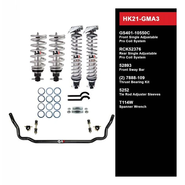 New ???? QA1 HANDLING KIT 2.0 - LEVEL 1 - GM A-BODY; 73-77 GM A-BODY - W/ SHOCKS HK21-GMA3 ???? 1 New ???? QA1 HANDLING KIT 2.0 - LEVEL 1 - GM A-BODY; 73-77 GM A-BODY - W/ SHOCKS HK21-GMA3 ????