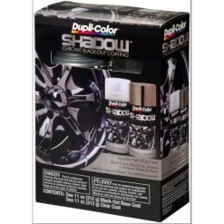 Promo ???? Dupli-Color Shadow Chrome Blackout ???? Coating Shadow Chrome Black-Out Kit (Black/Clear) Aerosol Kit ????