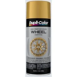 Promo ⌛ Dupli-Color Wheel Paint High Performance Matte Gold Aerosol 12 OZ HWP111 ????